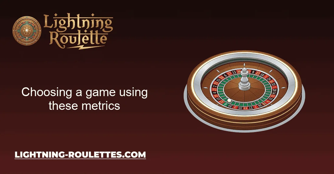 Choosing a game using these metrics