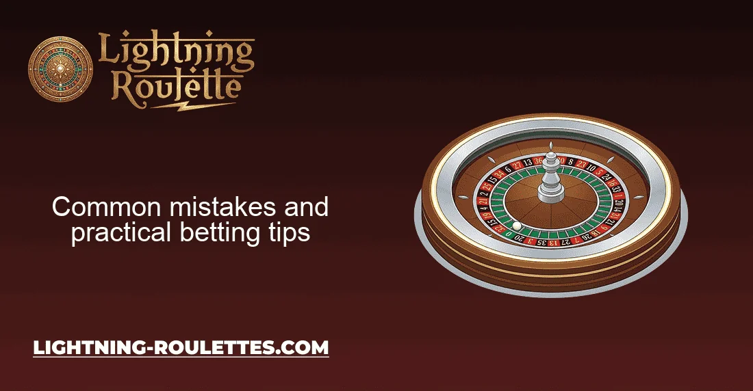 Common mistakes and practical betting tips