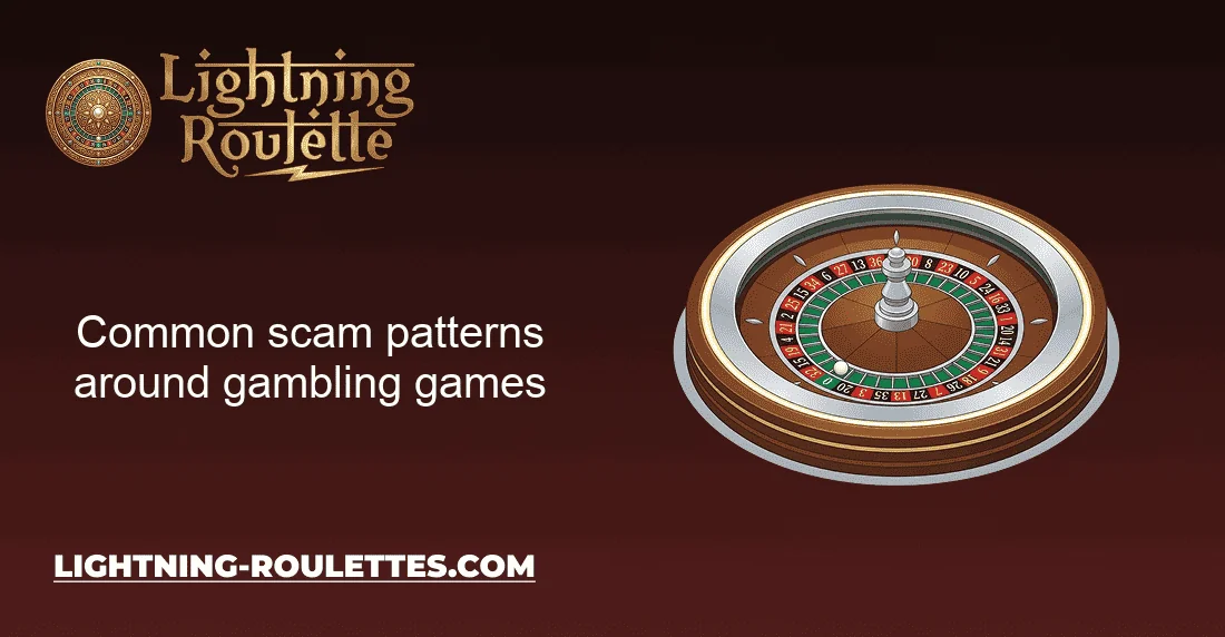 Common scam patterns around gambling games