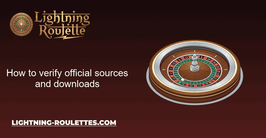 How to verify official sources and downloads