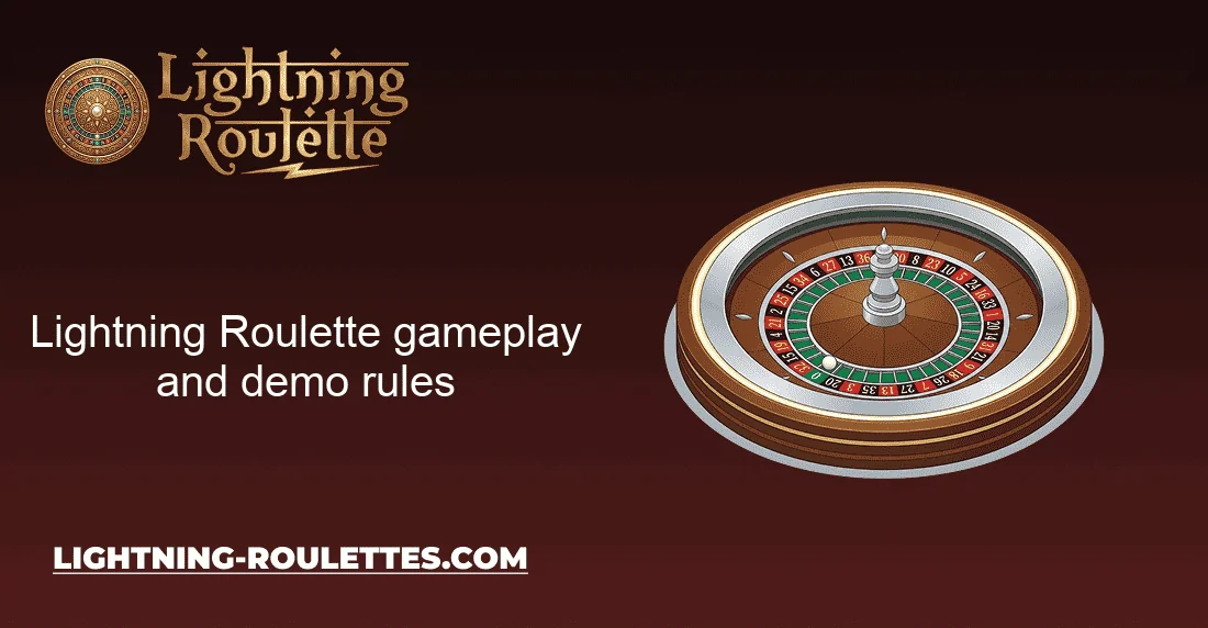 Lightning Roulette gameplay and demo rules