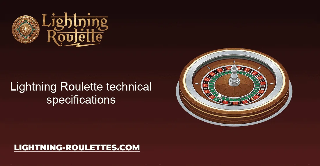 Lightning Roulette technical specifications