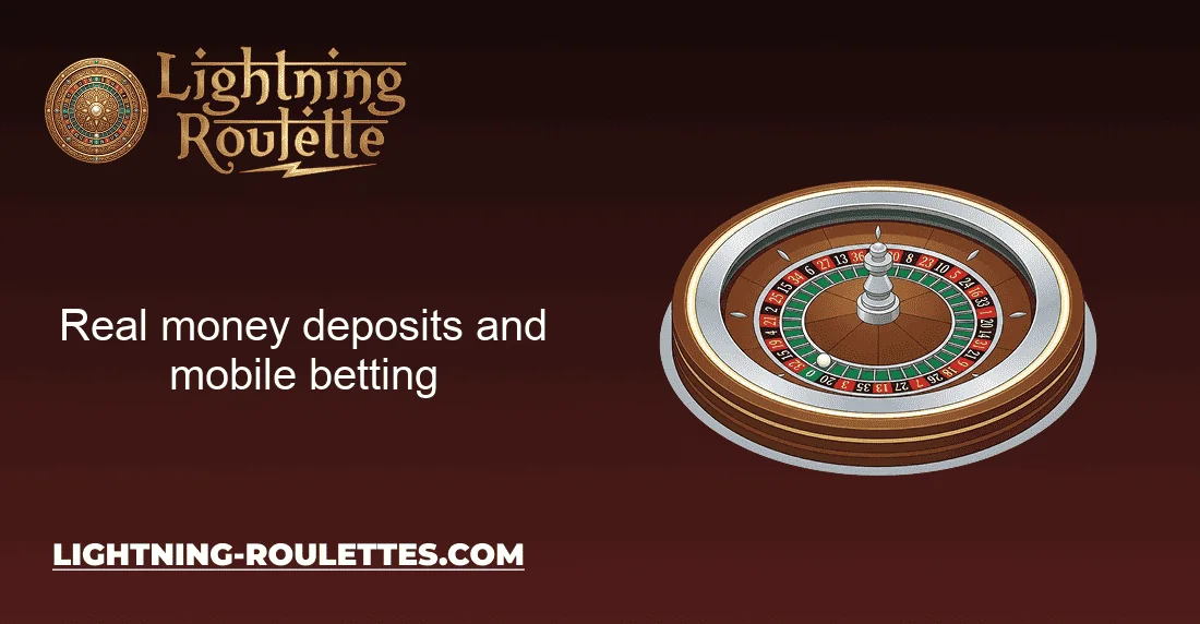 Real money deposits and mobile betting